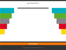 Tablet Screenshot of gravinaonline.it